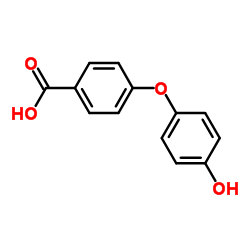 4-(4-Hydroxyphenoxy)benzoic acid Structure