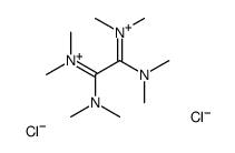 1,1,2,2-tetrakis(dimethylamino)ethane-1,2-bis(ylium) dichloride结构式