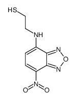 2-[(7-Nitro-2,1,3-benzoxadiazol-4-yl)amino]ethanethiol结构式