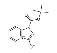 1-(t-butoxycarbonyl)-1,2,4-triazolo(4,3-a)pyridinium-3-olate结构式