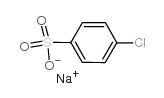 Benzenesulfonic acid,4-chloro-, sodium salt (1:1) Structure