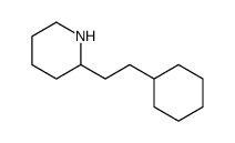2-(2-cyclohexylethyl)piperidine Structure
