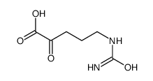 5-(carbamoylamino)-2-oxopentanoic acid结构式