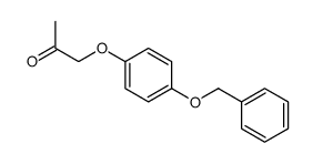 (4-(苄氧基)-苯氧基)-2-丙酮结构式