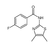 Benzamide, N-(4,5-dimethyl-2-thiazolyl)-4-fluoro- (9CI)结构式