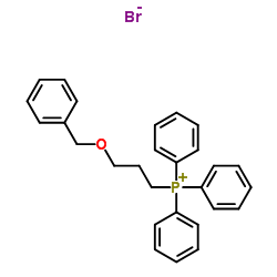 (3-苄氧基丙基)三苯基溴化鏻结构式