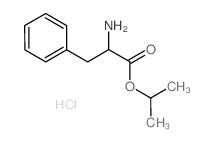 D-Phenylalanine,1-methylethyl ester, hydrochloride (1:1) Structure