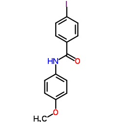 4-Iodo-N-(4-methoxyphenyl)benzamide结构式