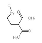 (3-acetyl-4-oxopentyl)-chloromercury结构式