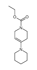 ethyl 1,2,3,6-tetrahydro-4-piperidino-pyridine-1-carboxylate结构式