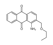 1-amino-2-(propoxymethyl)anthracene-9,10-dione结构式