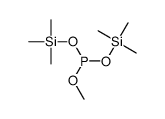 Phosphorous acid methylbis(trimethylsilyl) ester结构式