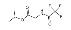 (2,2,2-Trifluoro-acetylamino)-acetic acid isopropyl ester Structure
