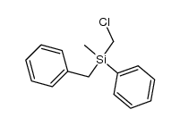 (benzylmethylphenylsilyl)methyl chloride结构式