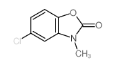 5-chloro-3-methyl-benzooxazol-2-one结构式