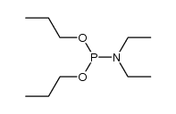 diethylamido dipropyl phosphite Structure
