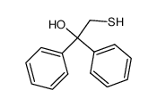 2-mercapto-1,1-diphenylethanol结构式