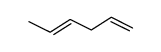 1,4-hexadiene Structure