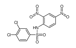 3,4-dichloro-N-(2,4-dinitrophenyl)benzenesulfonamide结构式