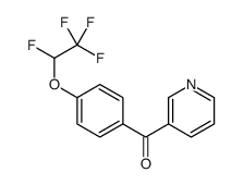 pyridin-3-yl-[4-(1,2,2,2-tetrafluoroethoxy)phenyl]methanone Structure