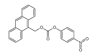 Carbonic acid 9-anthrylmethyl 4-nitrophenyl ester结构式
