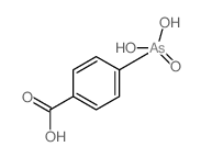 4-arsonobenzoic acid structure