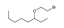 3-(2-bromoethoxy)octane Structure