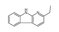 2-ethyl-9H-pyrido[2,3-b]indole结构式
