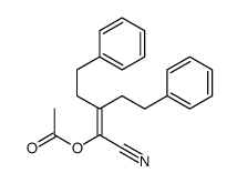 [1-cyano-4-phenyl-2-(2-phenylethyl)but-1-enyl] acetate Structure
