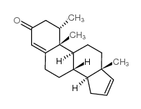 地仑雄酮结构式