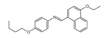 N-(4-butoxyphenyl)-1-(4-ethoxynaphthalen-1-yl)methanimine Structure