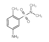5-氨基-N,N,2-三甲基苯磺酰胺结构式