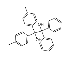 1,1-diphenyl-2,2-ditolylethanediol Structure