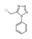 5-(氯甲基)-1-苯基-(9ci)-1H-四唑结构式