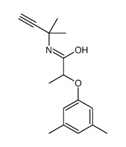 2-(3,5-dimethylphenoxy)-N-(2-methylbut-3-yn-2-yl)propanamide Structure