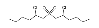 bis-(2-chloro-hexyl)-sulfone结构式