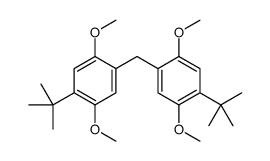 1-tert-butyl-4-[(4-tert-butyl-2,5-dimethoxyphenyl)methyl]-2,5-dimethoxybenzene Structure