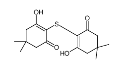 3-hydroxy-2-(2-hydroxy-4,4-dimethyl-6-oxocyclohexen-1-yl)sulfanyl-5,5-dimethylcyclohex-2-en-1-one结构式