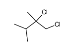 1,2-dichloro-2,3-dimethyl-butane结构式