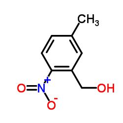 5-甲基-2-硝基苄醇结构式