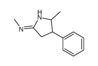 N,2-dimethyl-3-phenyl-3,4-dihydro-2H-pyrrol-5-amine结构式