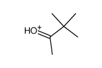 protonated 3,3-dimethyl butanone结构式