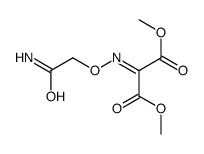 dimethyl 2-(2-amino-2-oxoethoxy)iminopropanedioate结构式