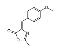 (Z)-4-(4-METHOXYBENZYLIDENE)-2-METHYLOXAZOL-5(4H)-ONE Structure