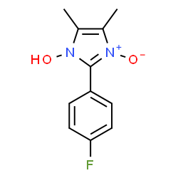 1H-Imidazole,2-(4-fluorophenyl)-1-hydroxy-4,5-dimethyl-,3-oxide(9CI)结构式