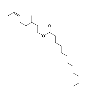 citronellyl dodecanoate Structure