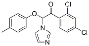 Ethanone,1-(2,4-dichlorophenyl)-2-(1H-imidazol-1-yl)-2-(4-methylphenoxy)- structure
