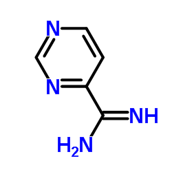 4-Pyrimidinecarboximidamide(9CI) Structure