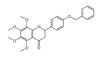 4'-benzyloxy-5,6,7,8-tetramethoxyflavanone Structure