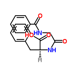 Hippuryl-Phe-OH structure
